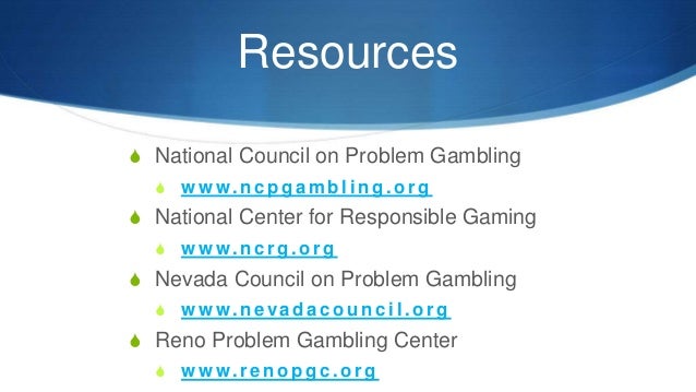 Nevada problem gambling project montbleu casino lake tahoe
